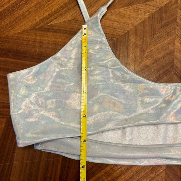 Iridescent rave outfit (or swimwear) - Picture 7 of 12